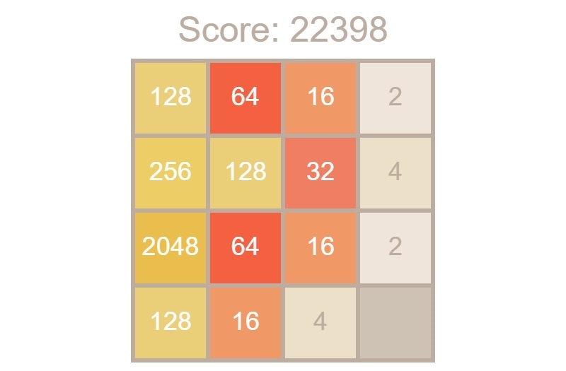 Как создать игру 2048 с нуля на чистом Javascript и Canvas